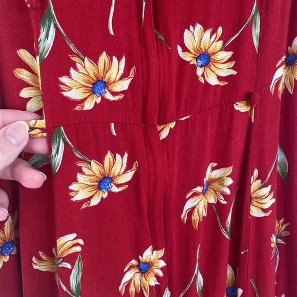 Vintage My Michelle Sunflower Dress - size 3 4 fall - Picture 6 of 7
